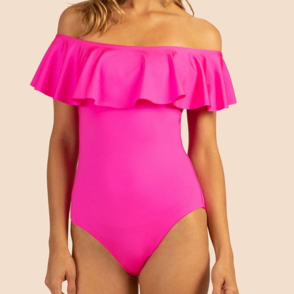 Trina Turk Off The Shoulder Bandeau One Piece